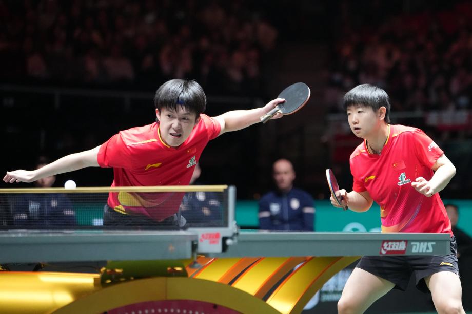 [图]乒乓球混团世界杯：国乒8-0战胜克罗地亚