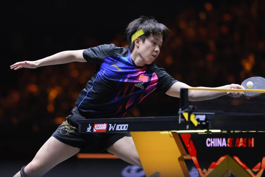 [图]王楚钦4-1松岛辉空 晋级WTT中国大满贯男单四强